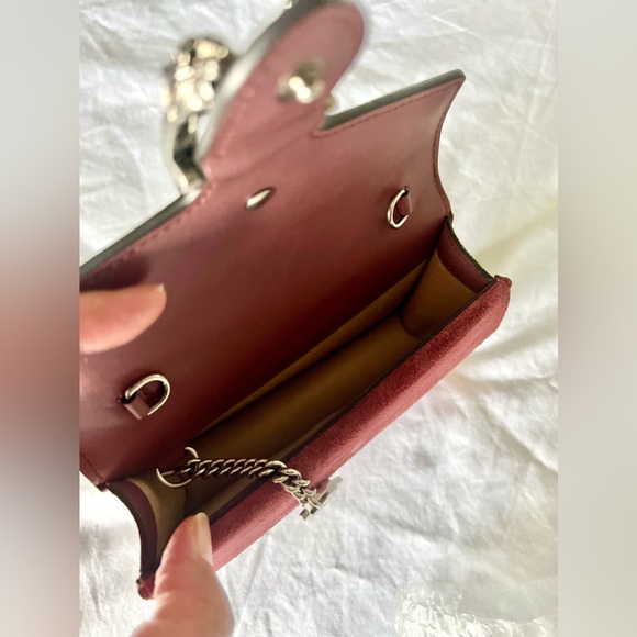 Authentic GG Supreme Monogram Blooms Super Mini Dionysus Bag  Multicolor - Picture 3 of 9